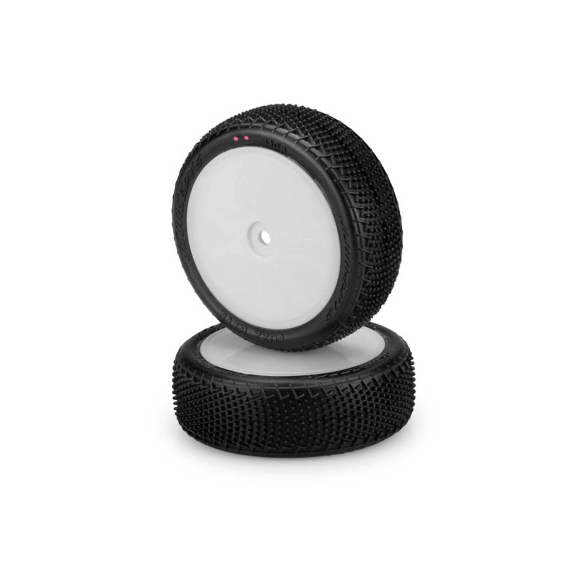 J-Concepts 3108101011 Fuzz Bite LP 4wd F Tire Pink Compound, 3353W Wheel (2)