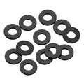 1UP Racing 80306 3x6x0.75mm Precision Aluminum Shims - Black - 12pcs
