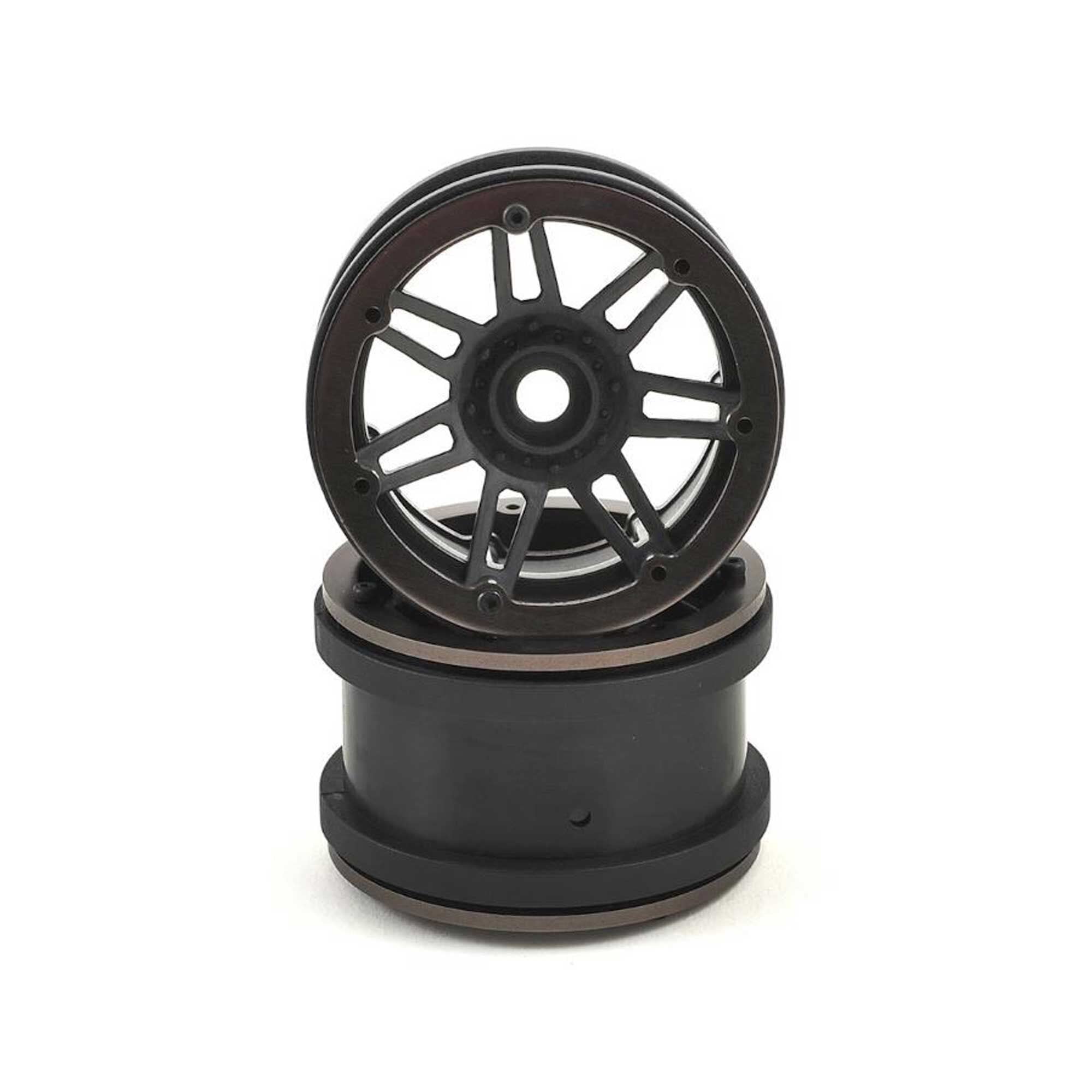 Pit Bull Xtreme W22931BG 2.2 Beadlock Raceline #931 Injector, Blk/Gun (2)
