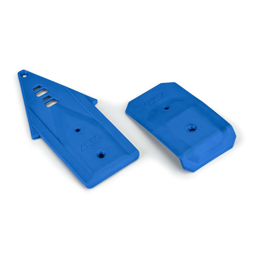 Pro-Line 639506 Bash Armor F/R Skid Pes (Blue) for ARRMA 3S Vehicles