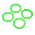 Losi LOS-1820 Beadlock Rings, Snap in, Green (4): LMT 2.0