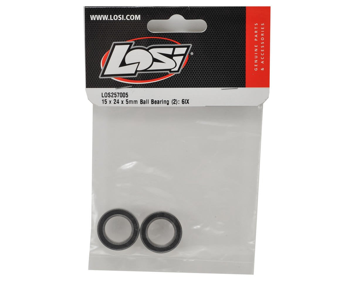 Losi LOS257005 Ball Bearings 15x24x5mm 2-Pack 1/6 6IX Audi R8 Supercar