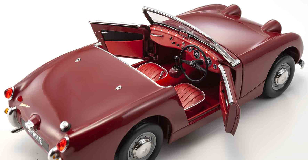 Kyosho KS08953R 1/18 Scale Austin Healey Sprite, Cherry Red