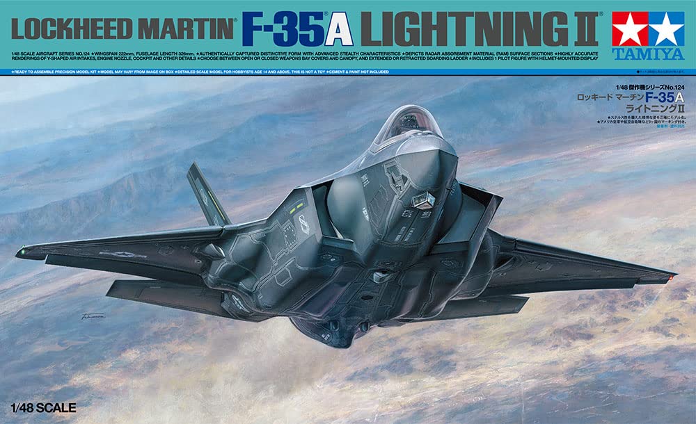Tamiya 61124 	1/48 Lockheed Martin F-35A Lightning II Model Kit