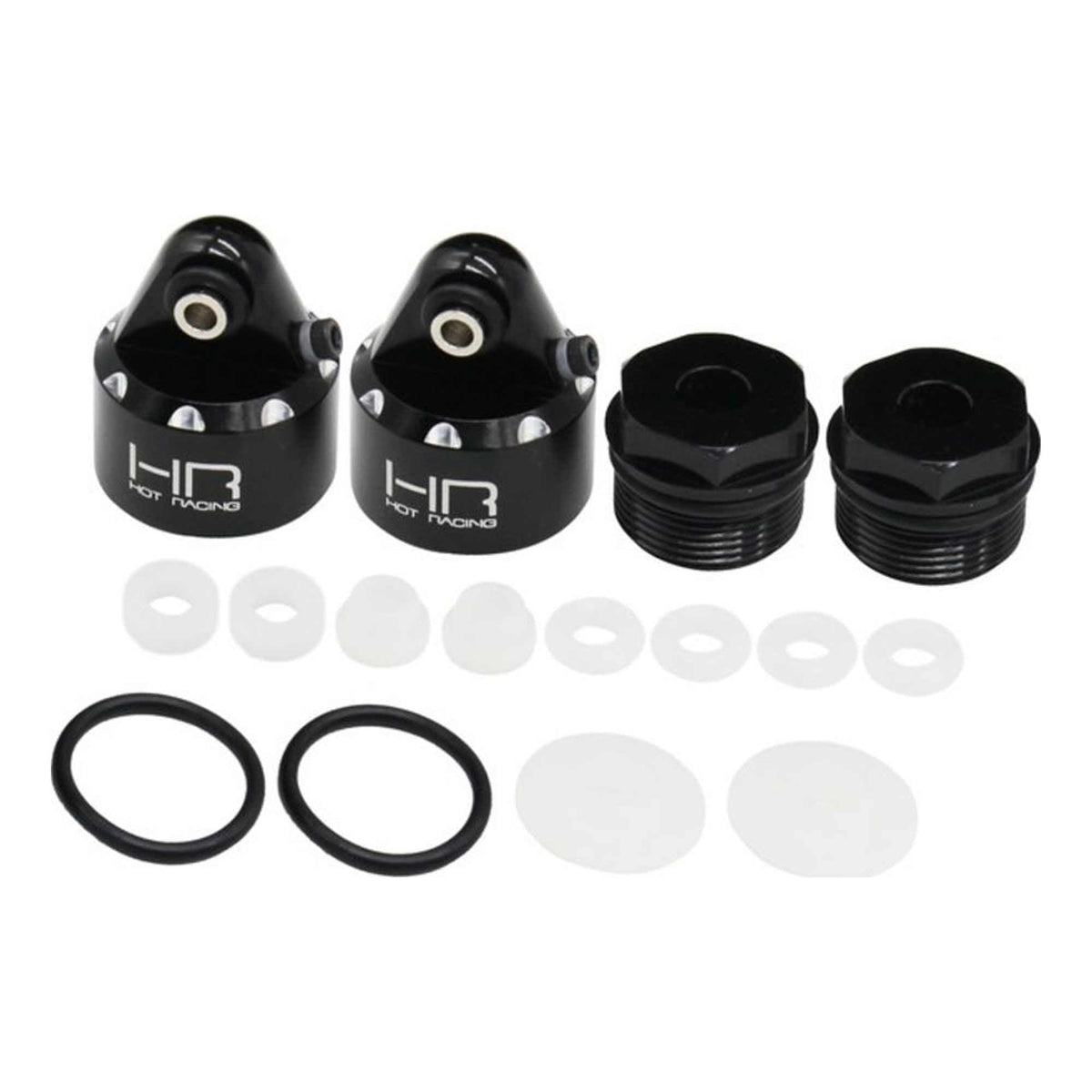 Hot Racing MXX156AX01  Aluminum Bleeder Shock Caps Cartridge Maxx