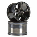 HPI Racing 101309 Bullet MT Wheels Black Chrome (Pr)