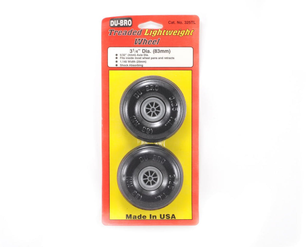 Du-Bro Diameter Treaded Lightweight Wheel