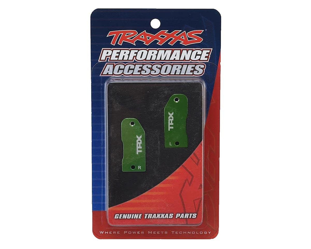 Traxxas 3632G Green Aluminum Caster Blocks: 1/10 Slash 2wd & Grave-Digger