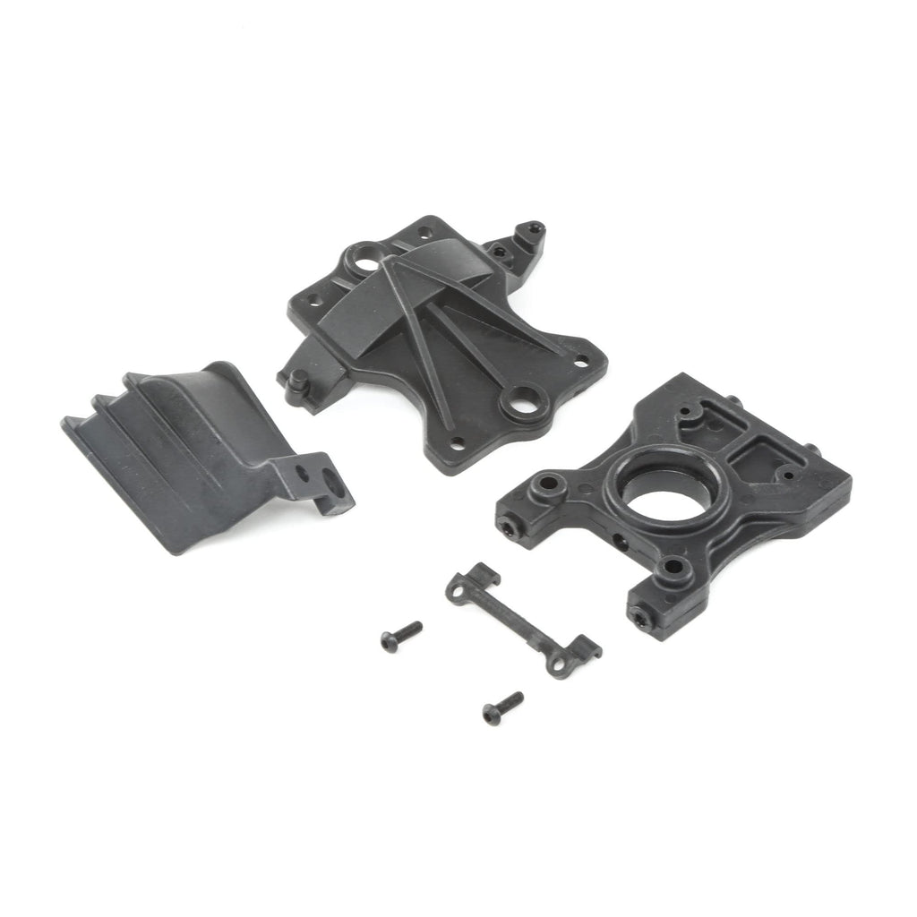 Losi LOS252059 Center Diff Standoff,Top Plate & Gear Cover: DBXL-E