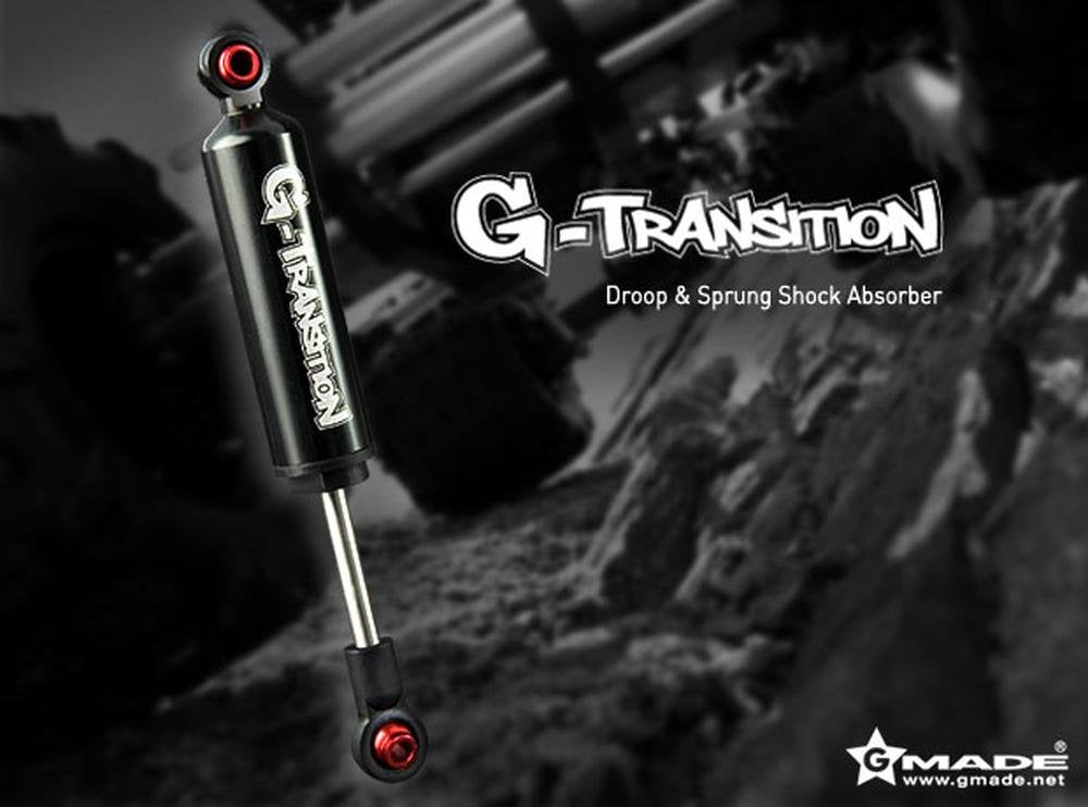 Gmade 20504 G-Transition Shock Black 80mm (4) for 1/10 Crawler