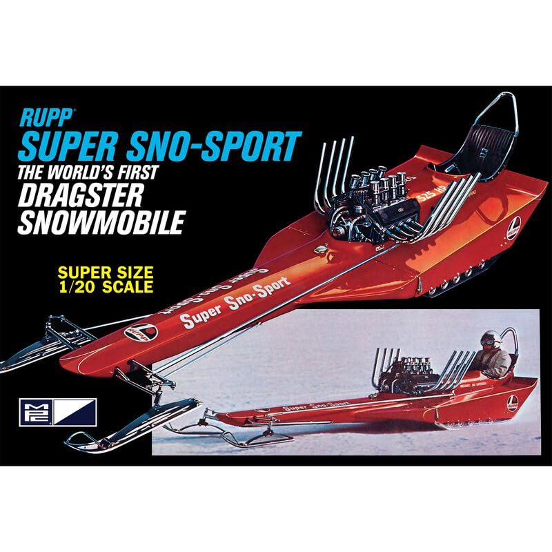 MPC 961 Rupp Super Sno-Sport Snow Dragster 1:20 Model Kit