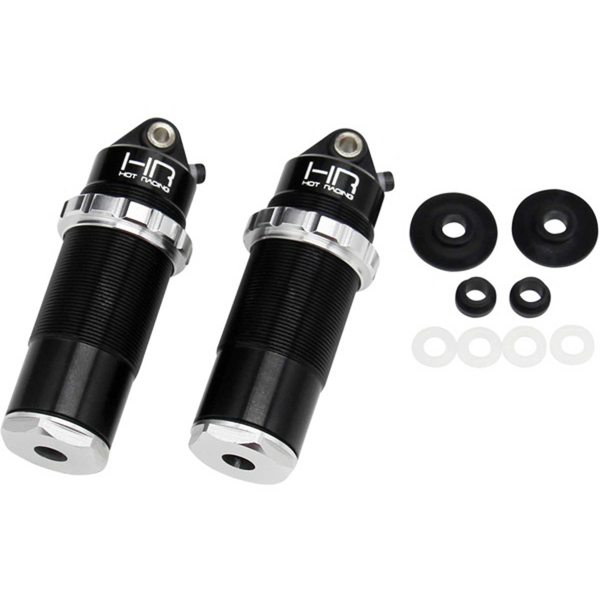 Hot Racing TFF155AR08  Aluminum Threaded Rear Bleeder Shock Bodies: Arrma 1/10 4x4 4S