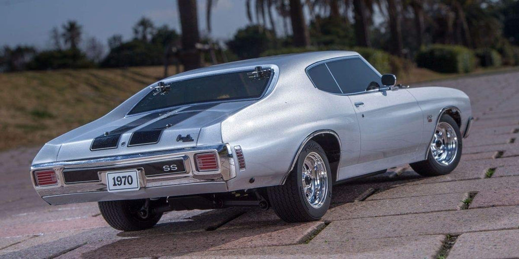 Kyosho 34416T1 1/10 EP Fazer Mk2 1970 Chevy Chevelle SS 454 LS6, Cortez Silver - RTR