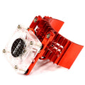 Integy T8074R Motor Heatsink with Cooling Fan, Red:SLH, ST, RU