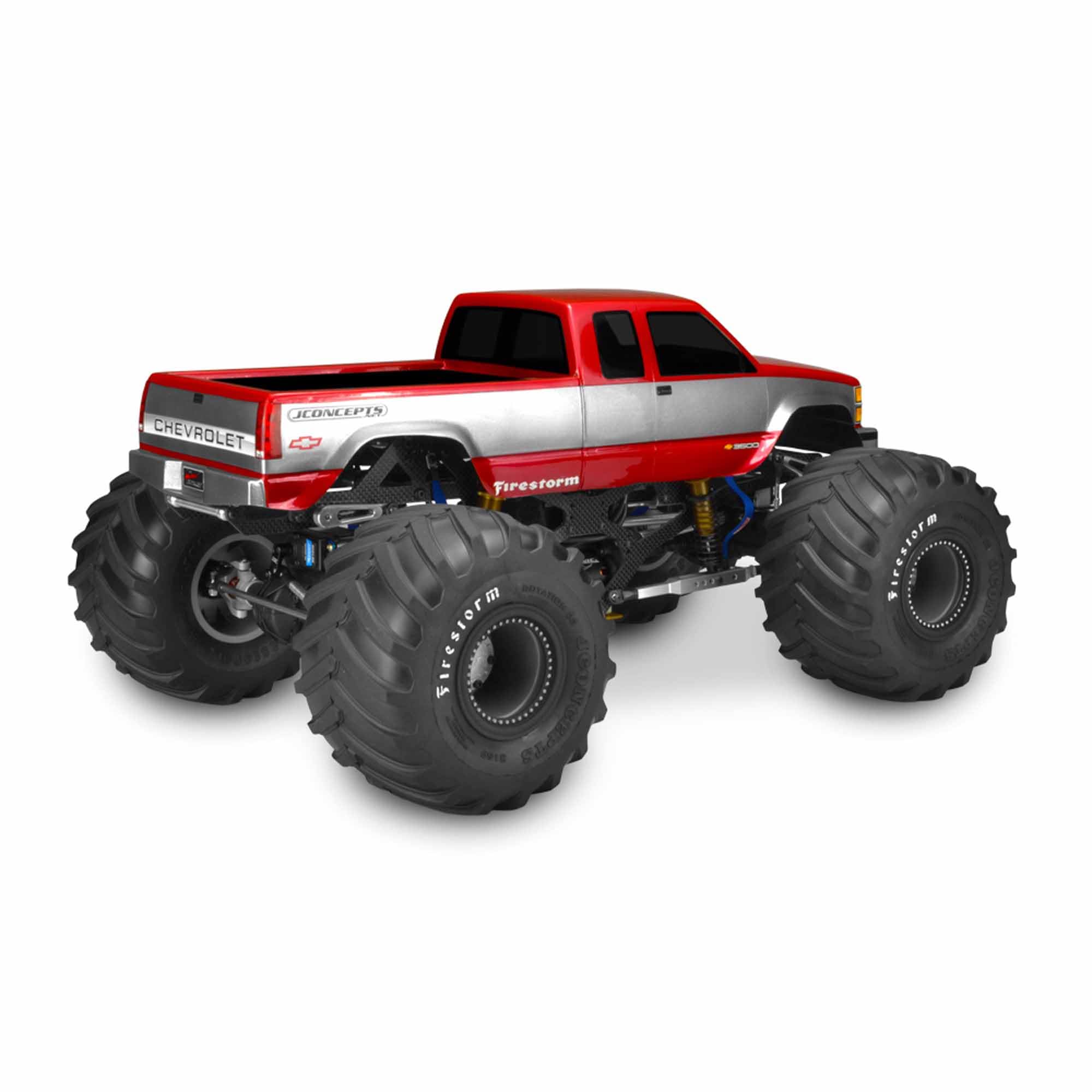 J Concepts JCO0339 1988 Chevy Silverado Ext Cab MT Clear Body: 13WB