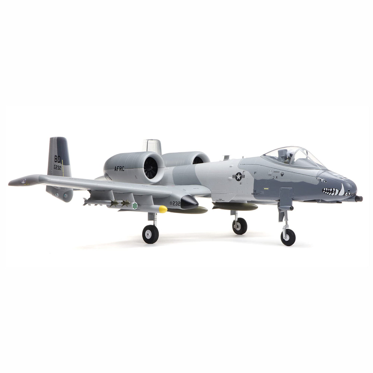 E-Flite EFL011500 A-10 Thunderbolt II Twin 64mm EDF BNF Basic Jet Airplane AS3X SAFE