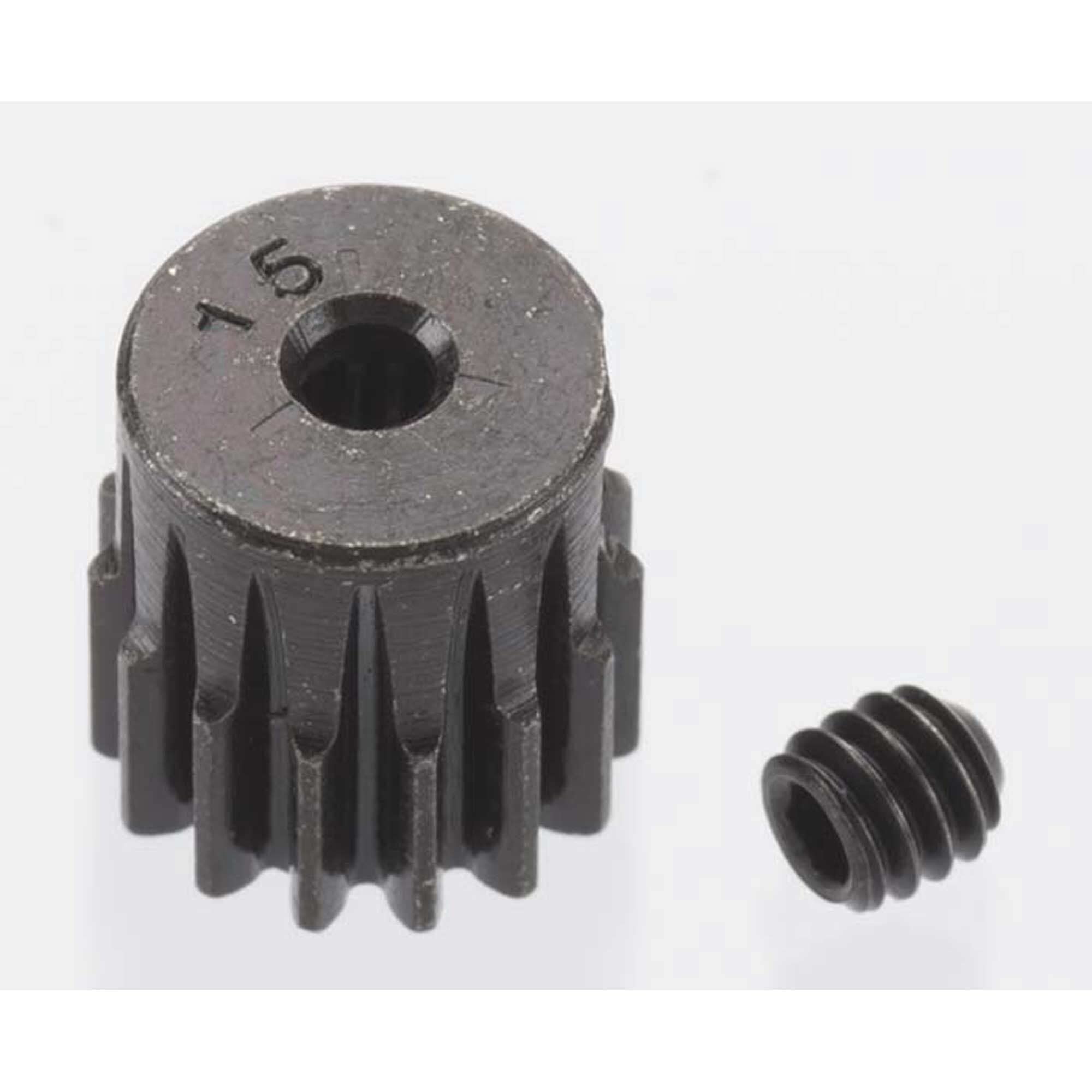 RRP 1815 Hard Blackened Steel Mini Pinion 2mm, .5 Mod 15T/Tooth