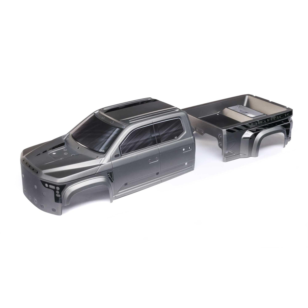 Arrma ARA411026 BIG ROCK 6S BLX Painted Decaled Trimmed Body - Gunmetal