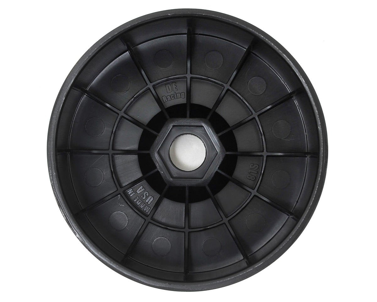 DE Racing PSB8B Black Speedline Plus Buggy Wheels for 1/8 Buggy (4pcs)