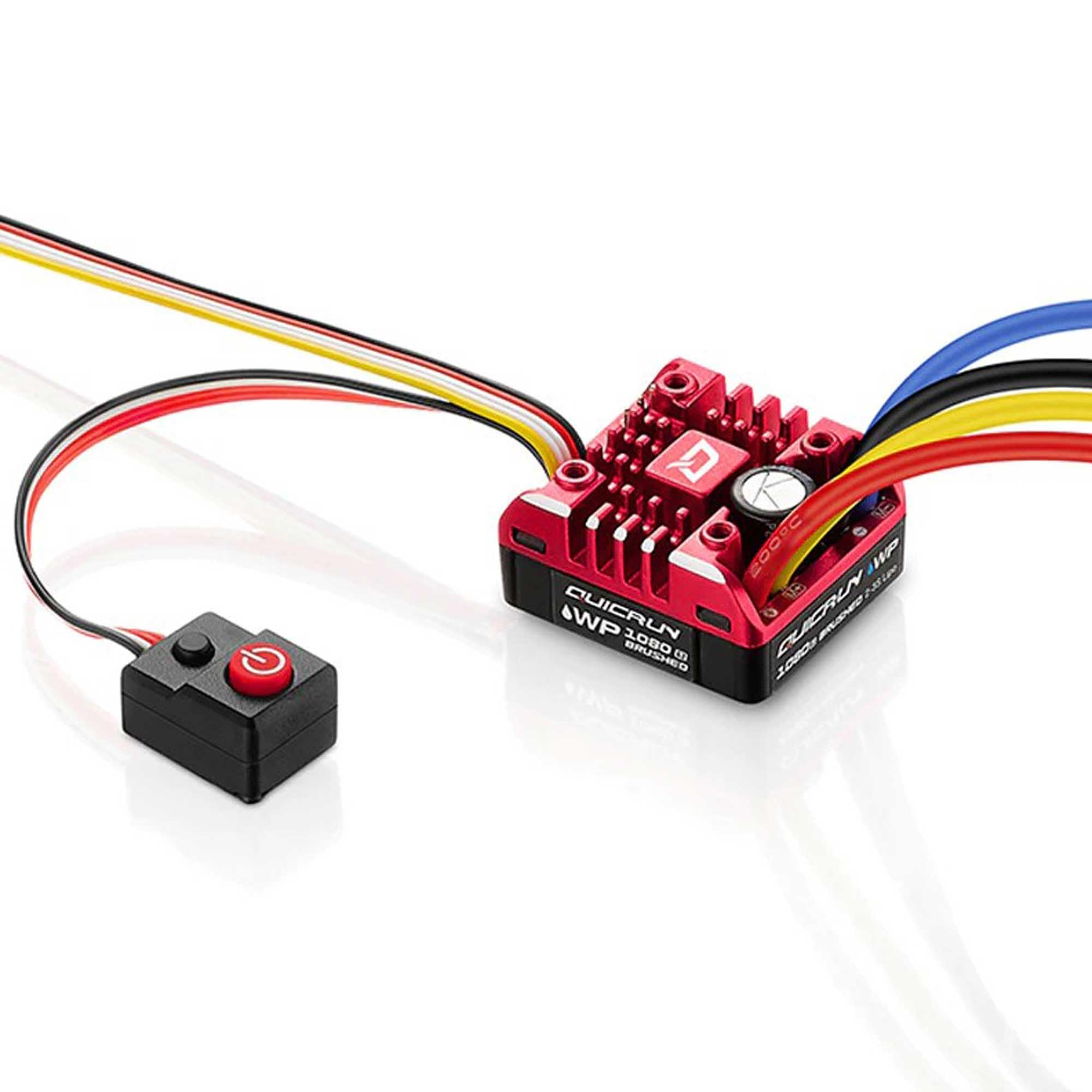 Hobbywing 30120202 Quicrun WP 1080 G2 Brushed ESC 2-3S