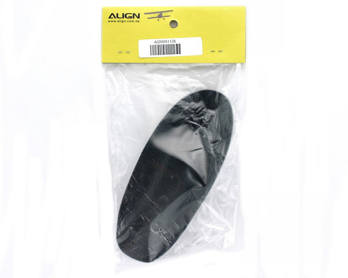 Align AGNH1248CF H1248CF 450 XL Carbon Fiber Canopy Cover Windshield, 3K
