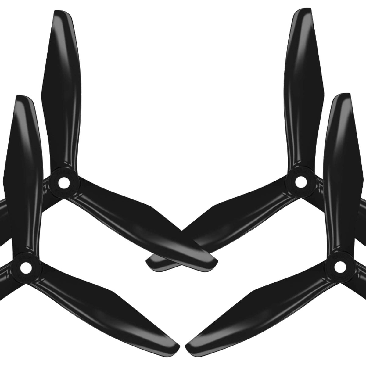 Mascot 3RS6045B RS-3blade-FPV - 6x4.5 Prop Set x4 Black