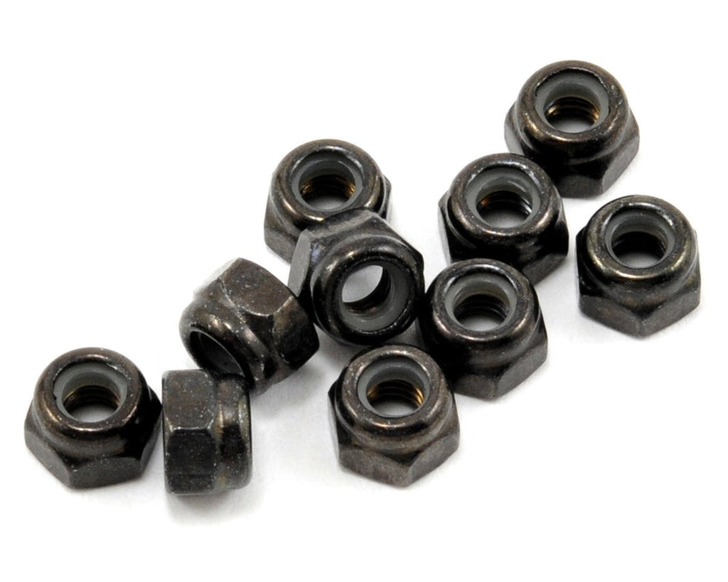 Tekno 1202 M4 Locknuts- Black, 10pcs
