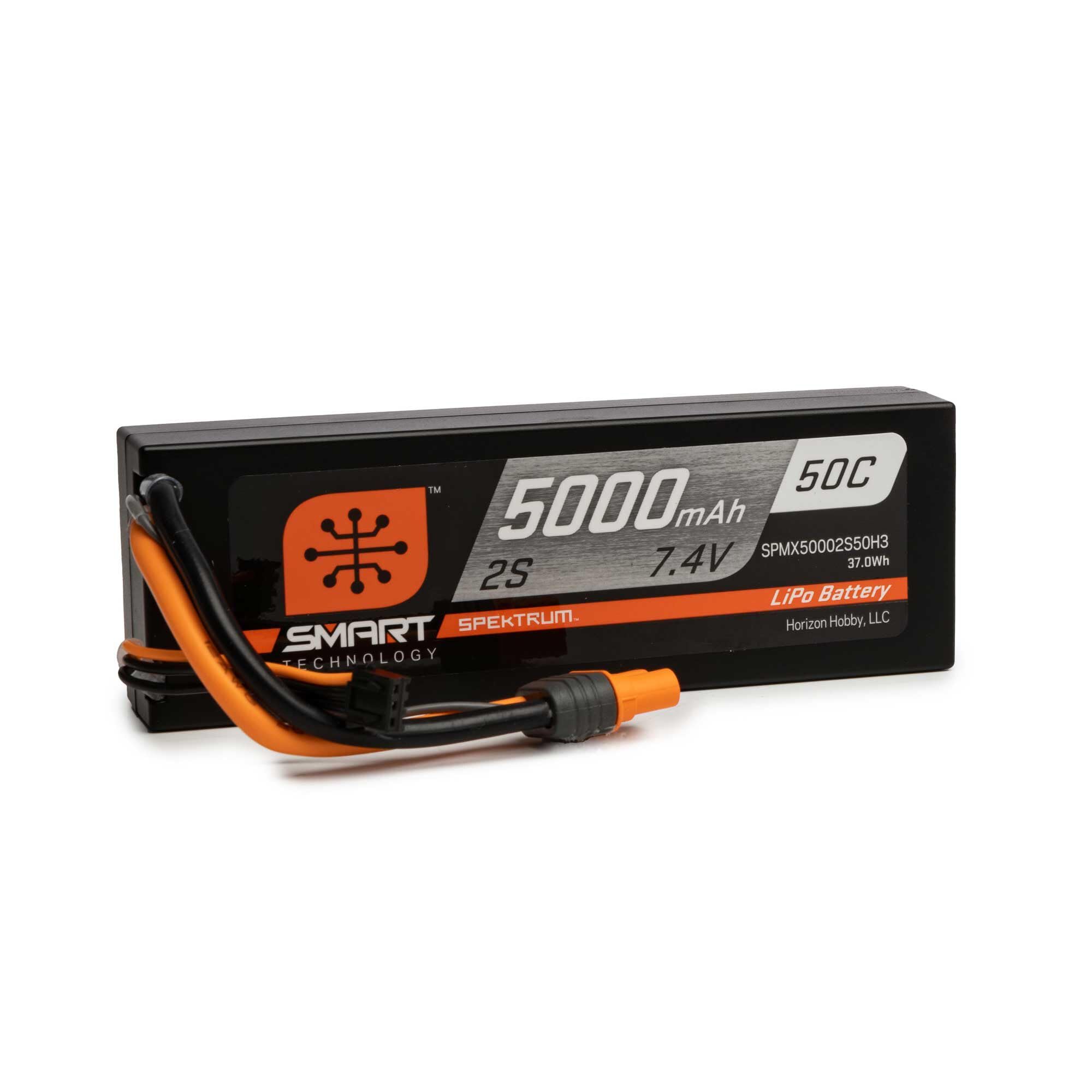Spektrum X-1031 Smart Powerstage Surface Bundle: 5000mAh 2S 50C LiPo Battery (IC3) / 100W S100 Charger