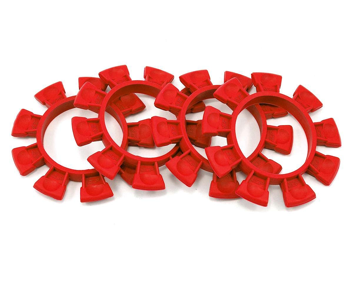 J Concepts 2212-7 Satellite Tire Gluing Rubber Bands Red