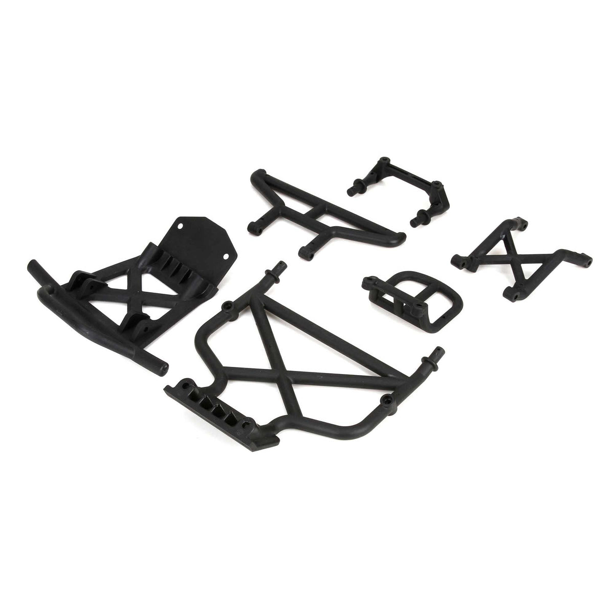 Losi LOS251011 Front/Rear Bumper & Braces: 1:5 4wd Desert Buggy XL