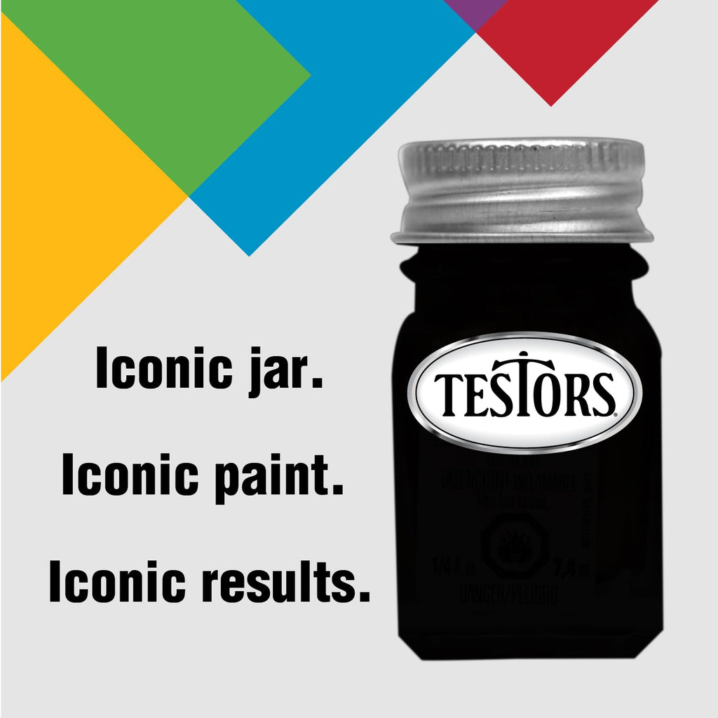 Testors 1150TT Flat Red Enamel Paint 1/4 oz.