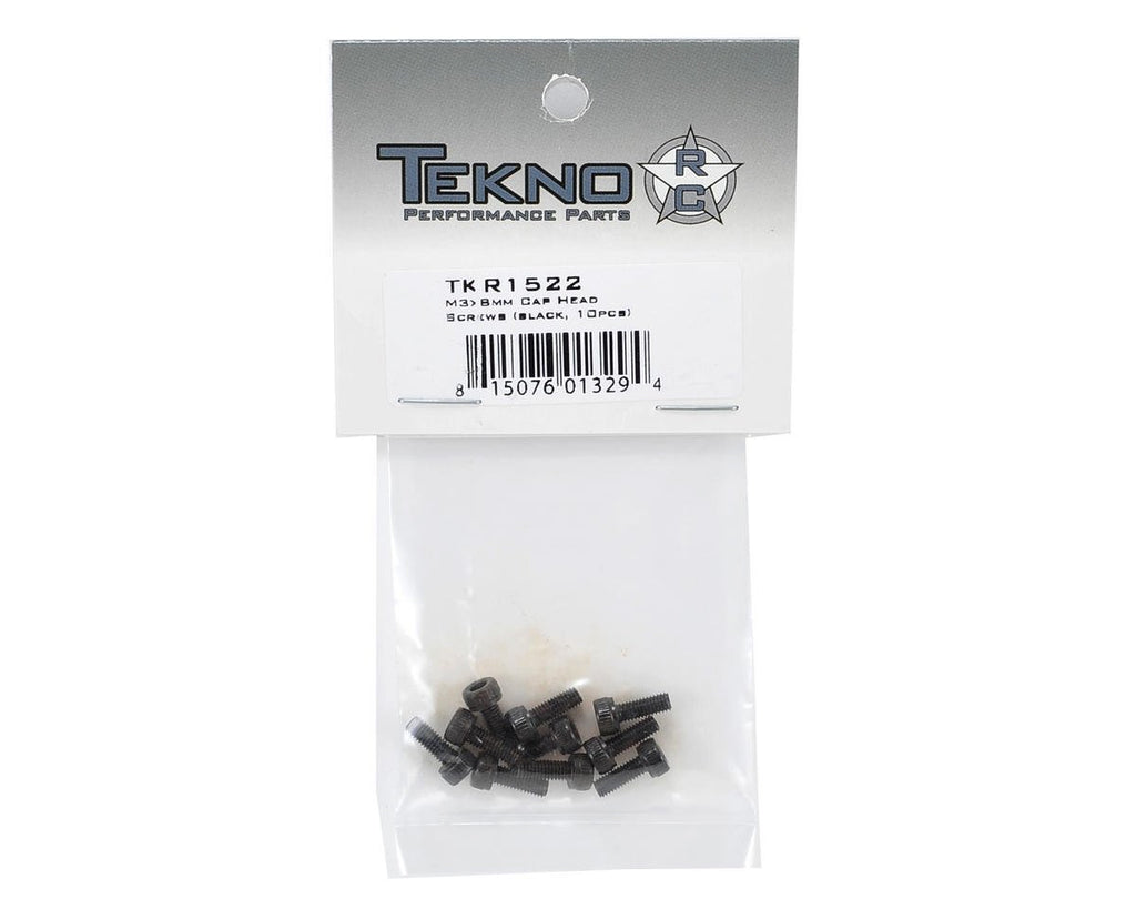 Tekno 1522 M3x8mm Cap Head Screws-10pcs