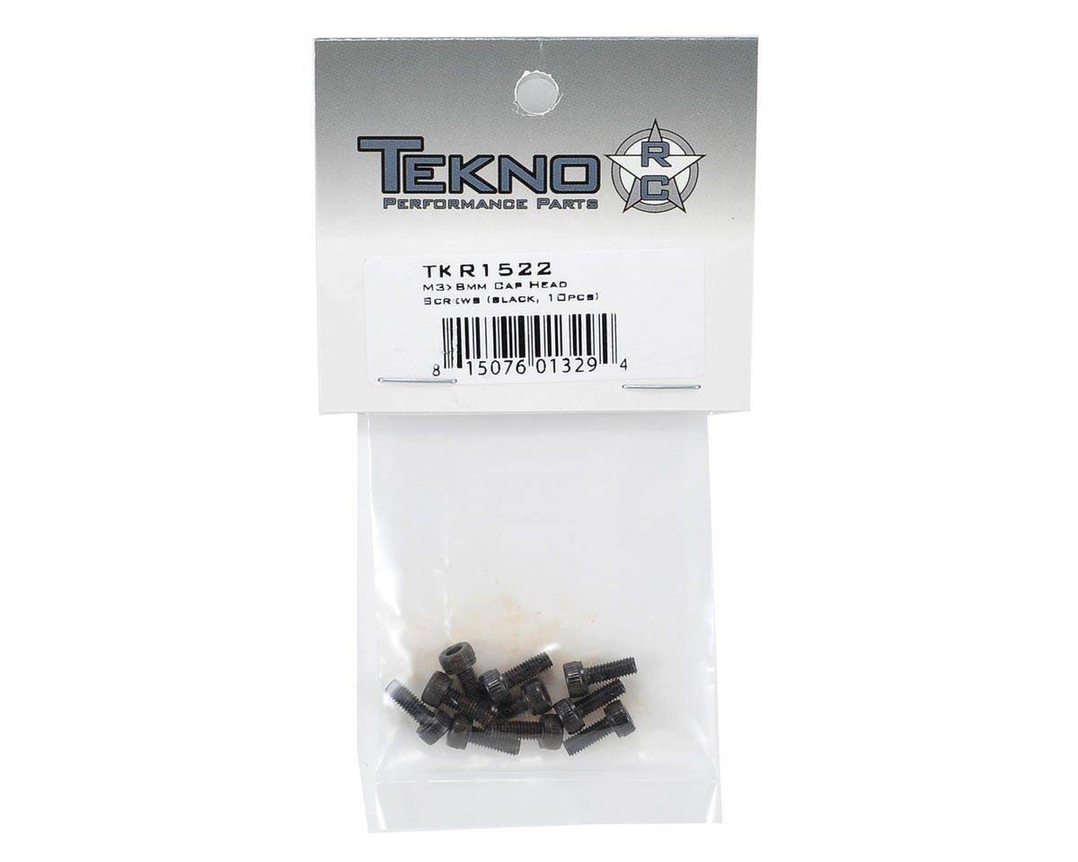 Tekno 1522 M3x8mm Cap Head Screws-10pcs