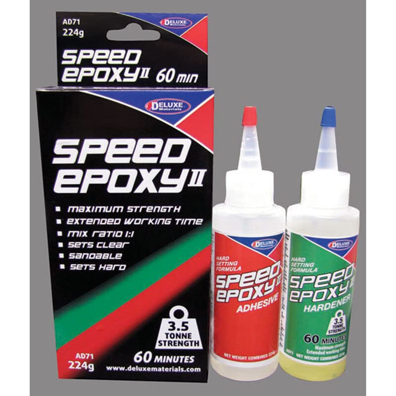 Deluxe Materials AD71 Speed Epoxy II, 60 Min 3.5 ton