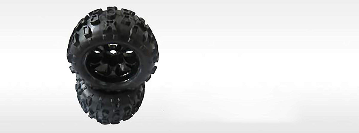 DHK Hobby 8382-704 Tires With Foam, Mounted (2) - Maximus
