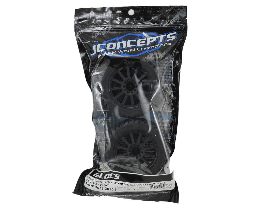 J Concepts JCO30563030 G-LocsTire, Yellow Mnt 2.8 Blk Wheel: ST 4x4 (2)