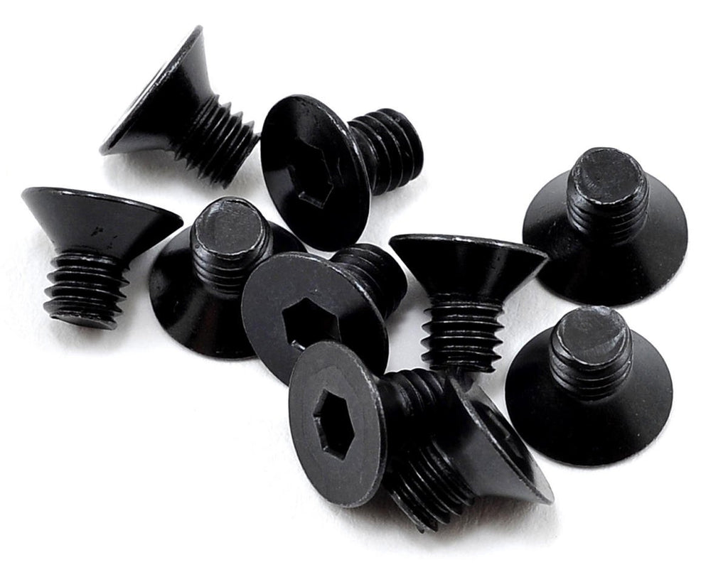 Tekno 1341 M4x6mm Flat Head Screws-10pcs