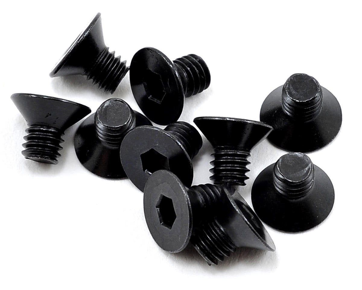 Tekno 1341 M4x6mm Flat Head Screws-10pcs