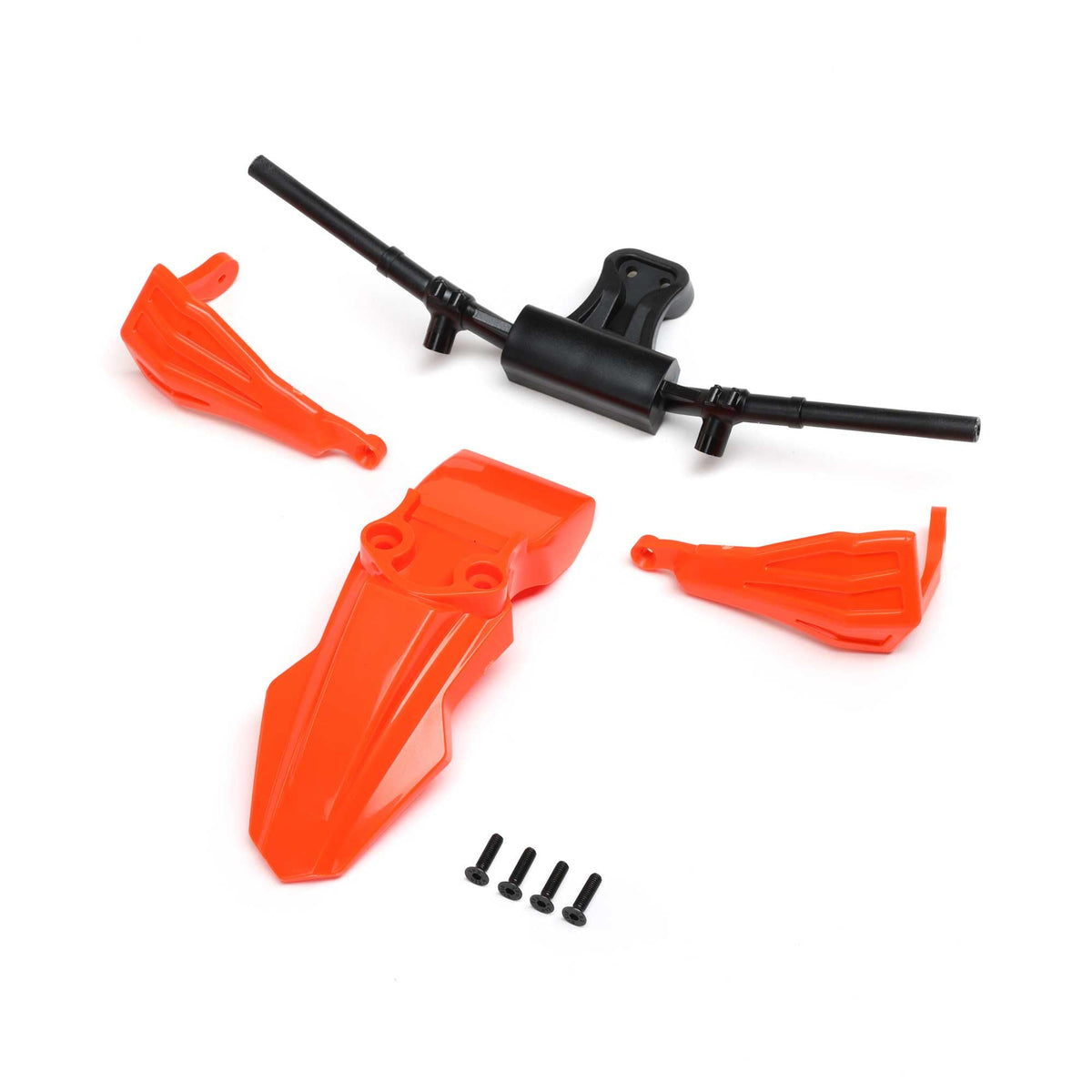 Losi LOS-2297 Fender, Handguards & Handle Bars, Orange: PM-SM/MX