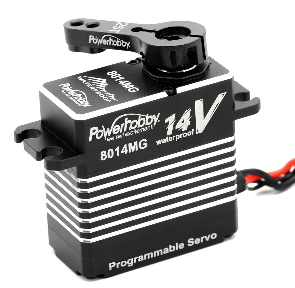 Power Hobby PH8014MG 8014MG 14v Programmable Waterproof High Voltage Brushless 3S LiPo Servo