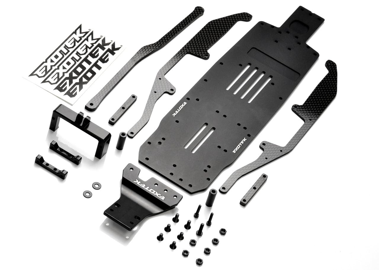 Exotek Racing 2107 CB6 Carpet Chassis Conversion Set for B6.3, 7075 Chassis