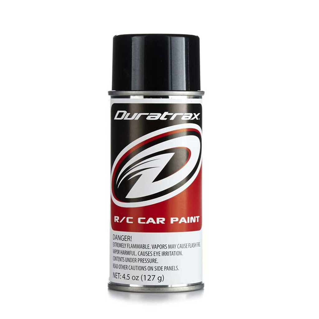 DuraTrax PC280 Polycarb RC Spray Paint Metallic Black 4.5 oz