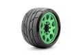 Jetko Tires 1604CGMSGBB3 1/8 SGT 3.8 EX-Super Sonic, Mounted on Metal Green Claw