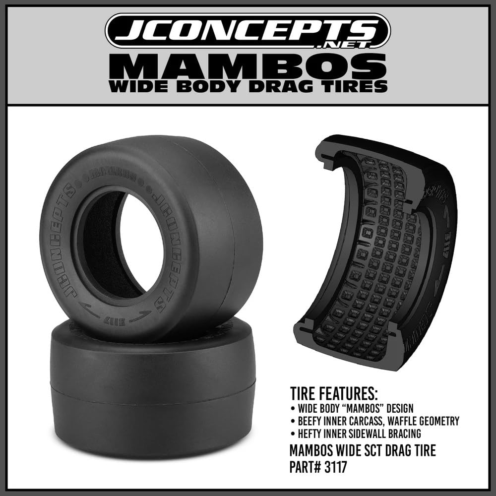 J-Concepts 311702 Mambos Drag Rear Tires Grn Cmpd