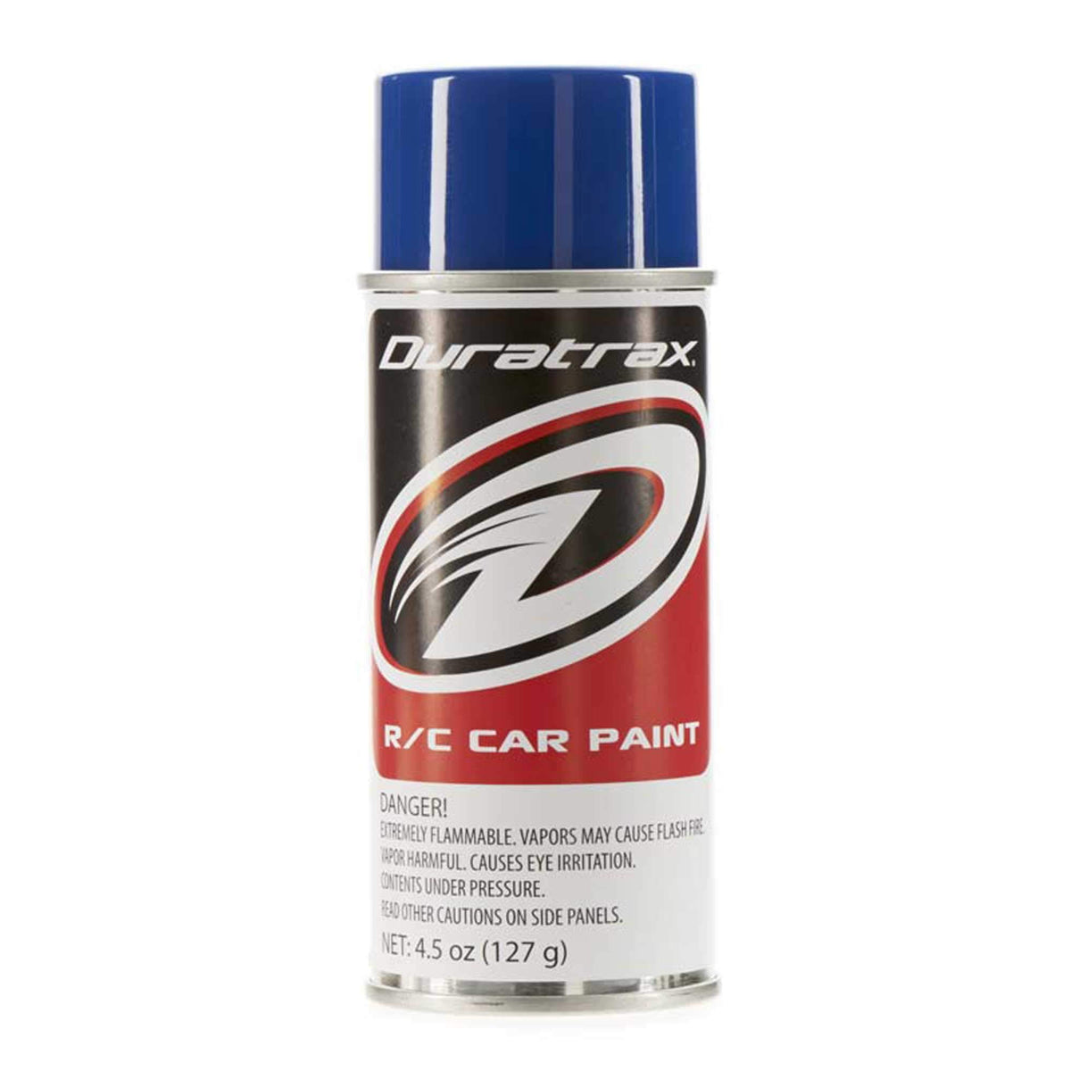DuraTrax PC286 Polycarb RC Spray Paint, Brilliant Blue 4.5 oz