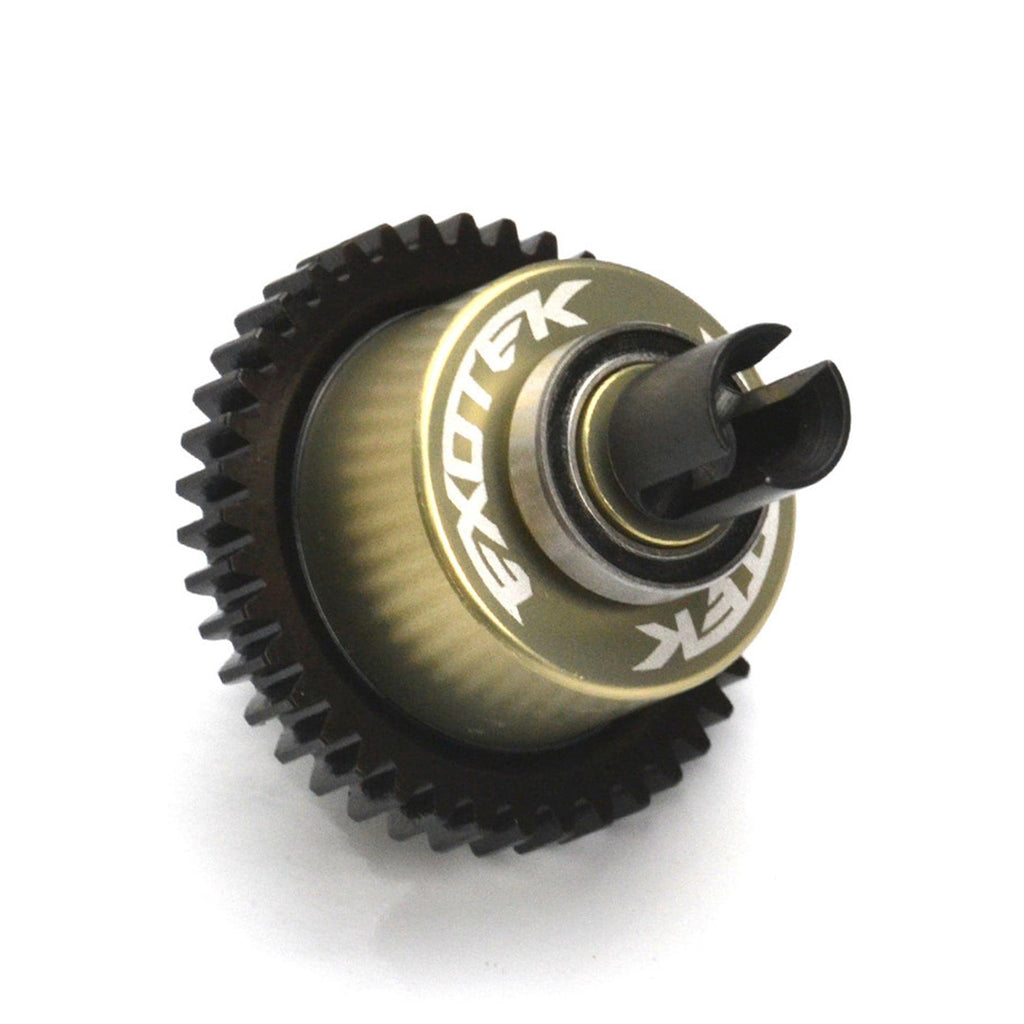 Exotek Racing 2109 Tenacity Lasernut 7075 Heavy Duty Differential Case with Alloy Cap, Hard Anodized