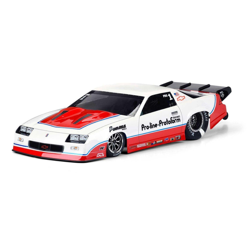 Pro-Line 356400 1985 Chevrolet Camaro IROCZ Clear Body Slash Drag