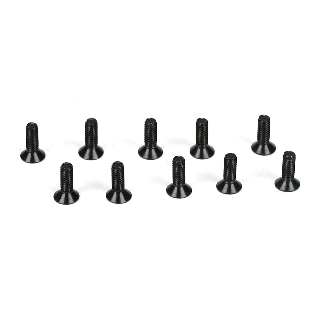 Team Losi Racing TLR5960 Flathead Screws(10) M2 x 6mm: 22 Buggy & 22T