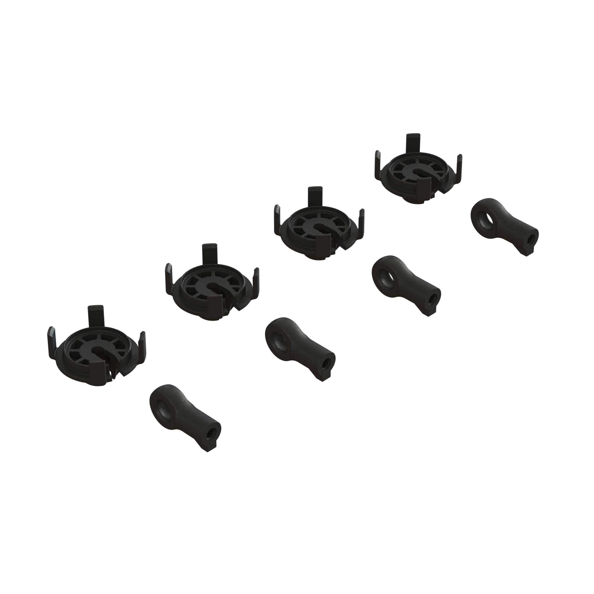 Arrma 330569 Shock Rod End & Spring Perch Set (4 Shocks)