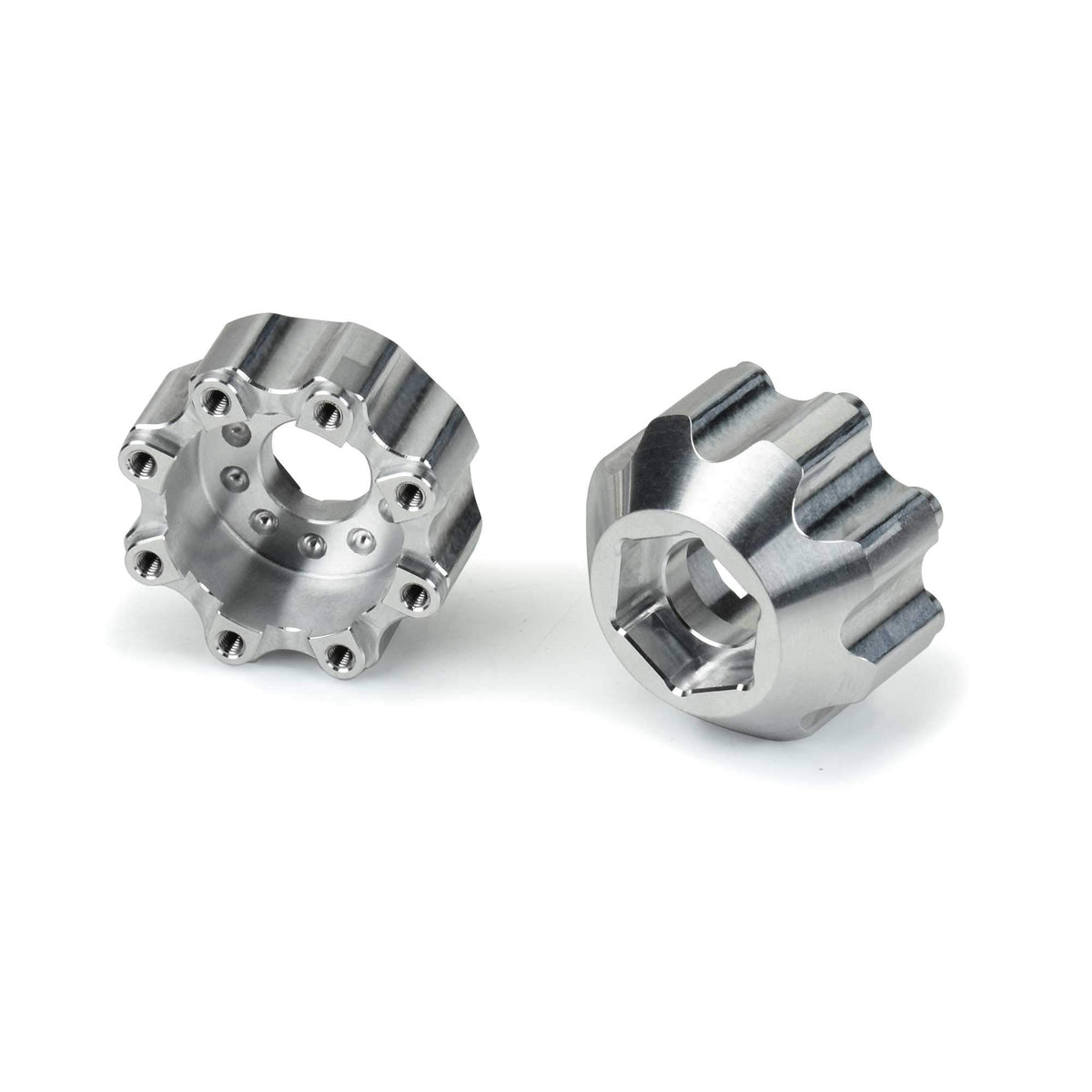 Pro-Line 635300 8x32 to 17mm 1/2" Offset Aluminum Hex Adapters